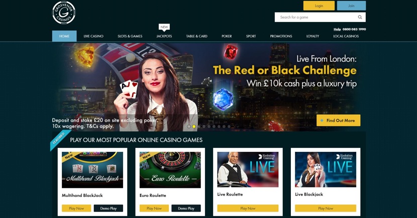 grosvenor casino online uk